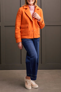 SNAP FRT CLOSURE PEACOAT
