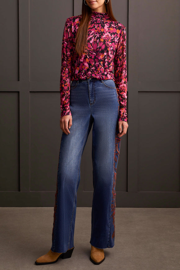 TURTLENECK LINED TOP