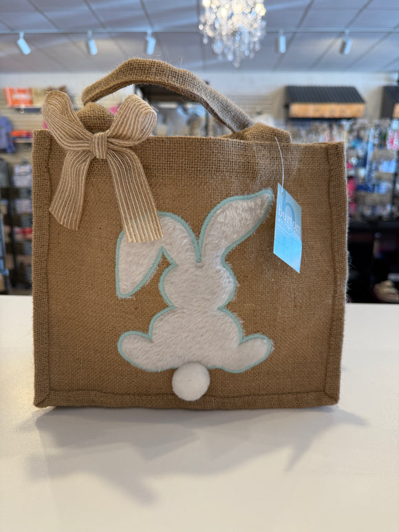Blue Bunny Jute Tote