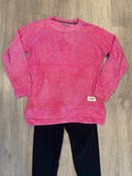 Yarn Dyed Mingled Sweatshirt- Pink