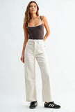 The Sailor Pocket Wide Leg-Cream