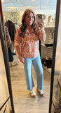 Multi Print Floral Top G15507