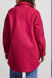 STRETCH BOILED WOOL JACKET-DAHLIA