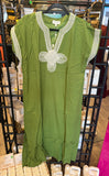 Matcha Embroidered Maxi Dress D29760