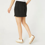 Norah Skort with Zipper Pocket - Black