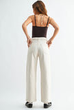 The Sailor Pocket Wide Leg-Cream