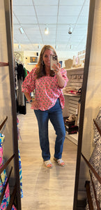 Faded Blue Boundless Sophia Straight Leg Pull On Jean