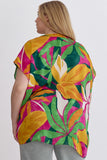 Orchid Green Print Top