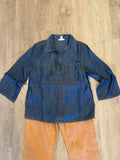 ELBOW SLV POP OVER BLOUSE W/LACE U