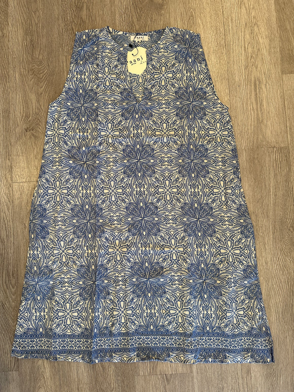 Paani Luv Blue Print Dress