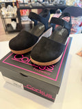 Corky’s All In- Black Faux Suede