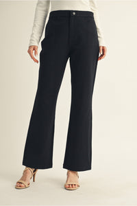 Black Bootcut Slacks G14609
