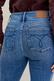 HW Bootcut Double Button WB & Fray Hem 82686REG