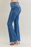 HW Bootcut Double Button WB & Fray Hem 82686REG