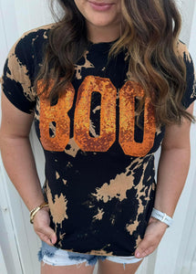 BOO Bleached Short Sleeve T-Shirt