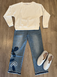 CREW NK DOLMAN SLV TOP