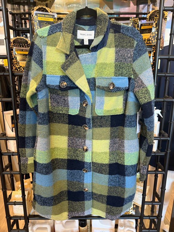 NOTCH COLLAR JACKET- Nightfall