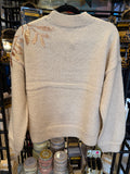 L/S MOCK NK SWEATER W/SEQUIN