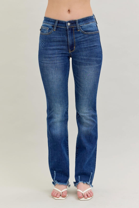 MID-RISE NON DISTRESSED HEM BOOTCUT JB82519