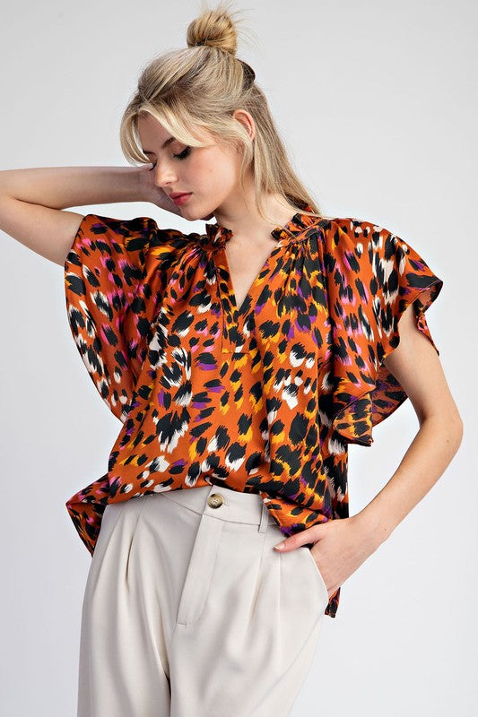 Clay Print Top