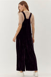 Black Velvet Overalls