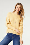 RELAXED CIANA PULLOVER SWEATER- Dusty Citron