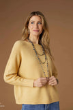 RELAXED CIANA PULLOVER SWEATER- Dusty Citron