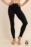Basic Butter Leggings w/ Pockets- Black P6031