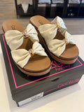Corky’s Miss Understood Wedge- Ivory
