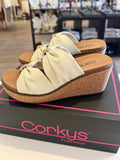 Corky’s Miss Understood Wedge- Ivory