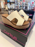 Corky’s Kiss N Tell Wedge- White