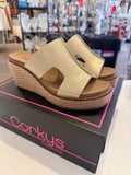 Corky’s Kiss N Tell Wedge- Washed Gold Metallic