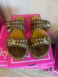 Corky’s Hey Hottie Sandal- Cognac Crinkle