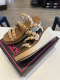Corky’s Let’s Be Friends Wedge-Raffia