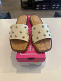 Corky’s Come Aboard Sandal- White/Ivory
