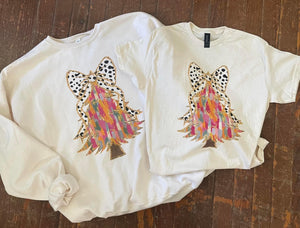 Bow Christmas Tree Sweatshirt
