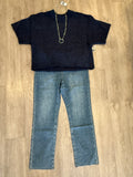 SOPHIA CURVY STRAIGHT 90'S DENIM- Authentic Blue