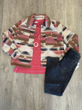 RoseBlush CROP SHACKET