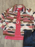 RoseBlush CROP SHACKET