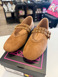 Corky’s All Eyes On Me- Camel Faux Suede