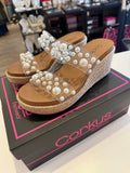 Corky’s She’s Here Pearl Wedge- Clear