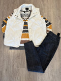 A LINE PUFFER VEST