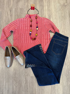 FUNNEL NECK SWEATER