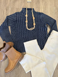 FUNNEL NECK SWEATER