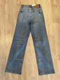MidRise Vintage Wash Wide Leg