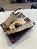 Corky’s Ready or Not Wedge- Gold Metallic