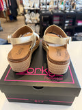 Corky’s Ready or Not Wedge- Gold Metallic