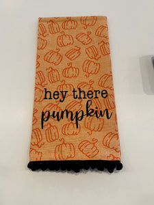 Hey there Pumpkin Hand Towel