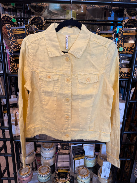 Lulu-B Linen Jacket- Sun