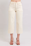 HW Garment Dyed Crop Wide (ECRU) JB88950